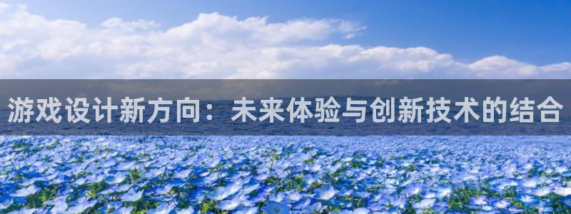 鼎点娱乐登录：游戏设计新方向：未来体验与创新技术的结合